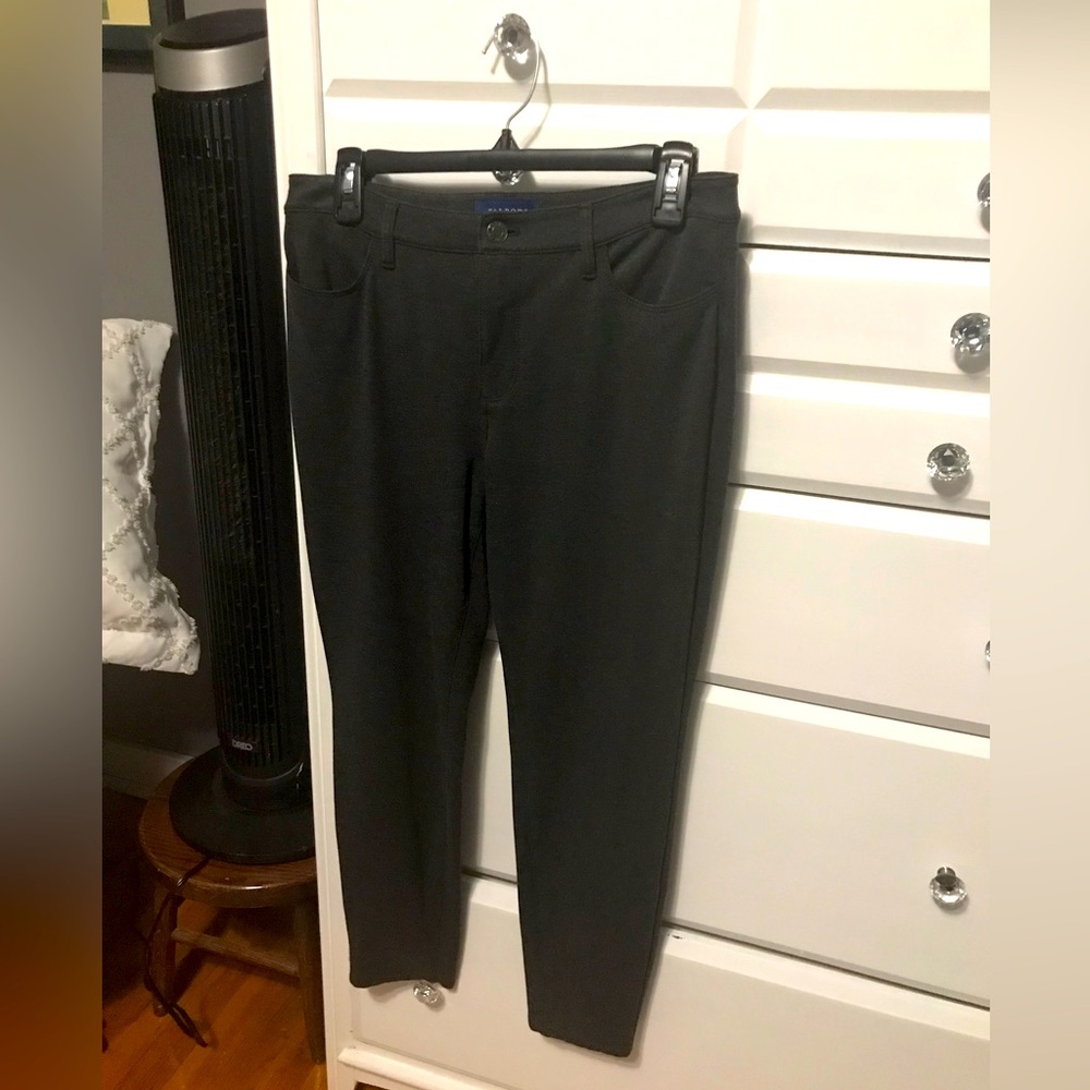 Talbots gray stretch jegging ankle pant Petite6